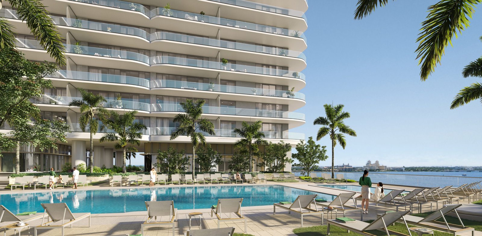 An amenity space at Olara Residences — developer rendering