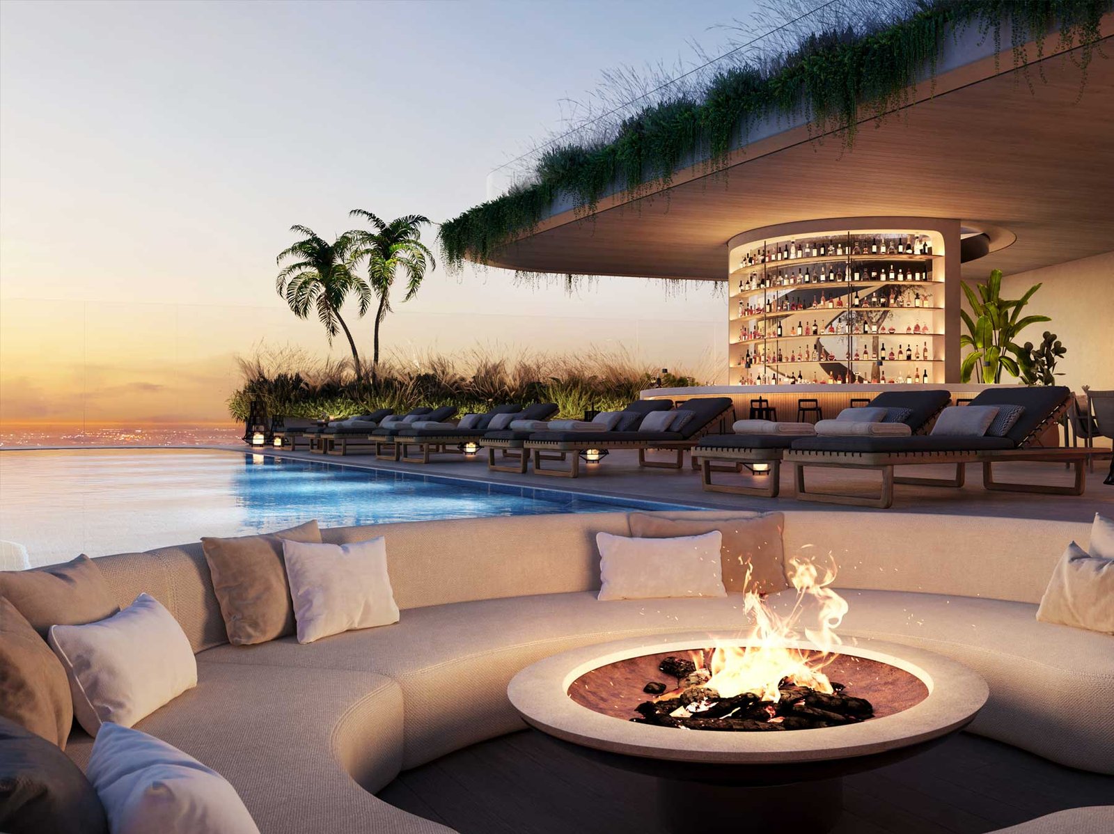 ORA by Casa Tua wellness and spa level — developer rendering