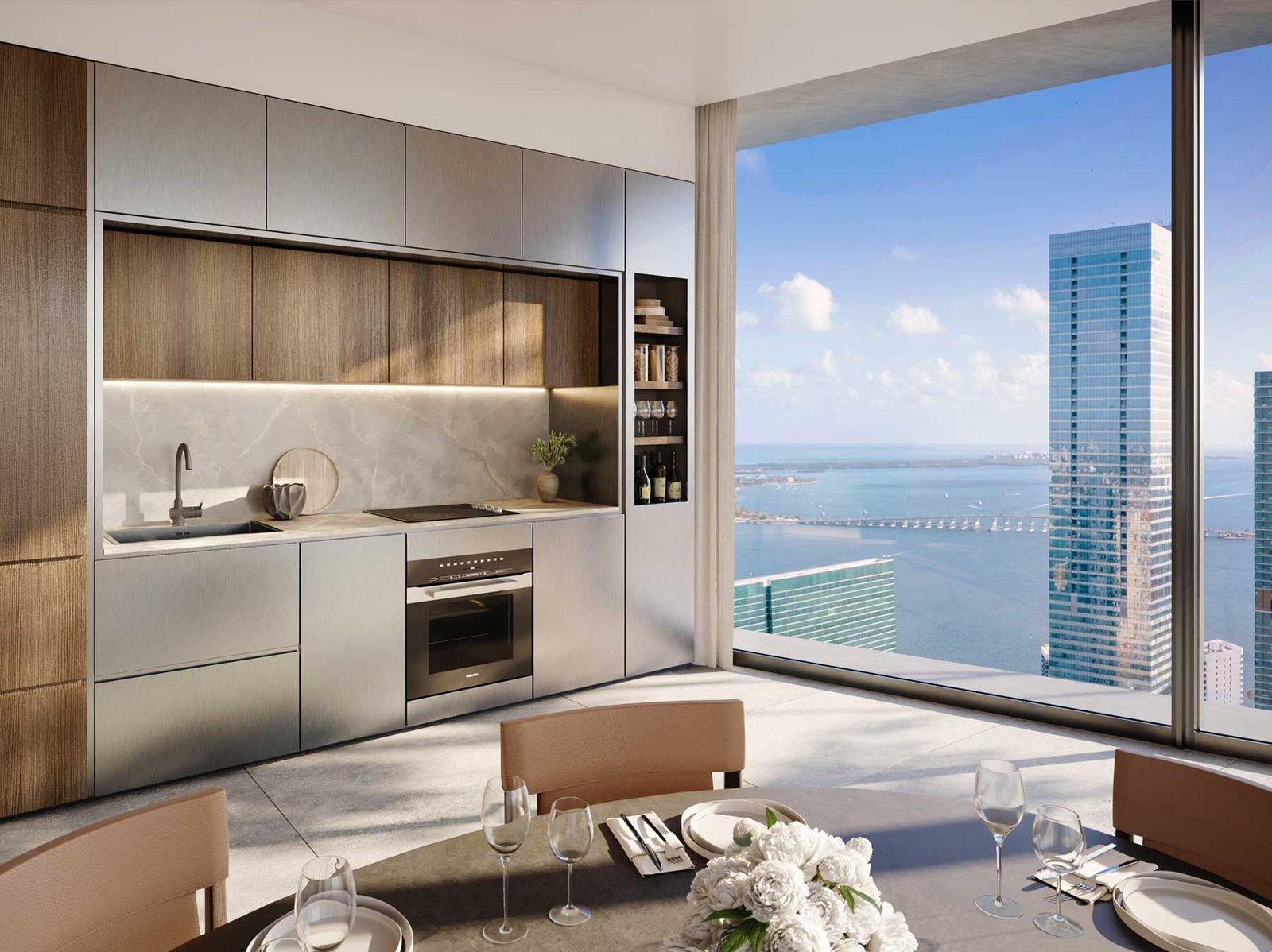 ORA by Casa Tua bar and social space — developer rendering