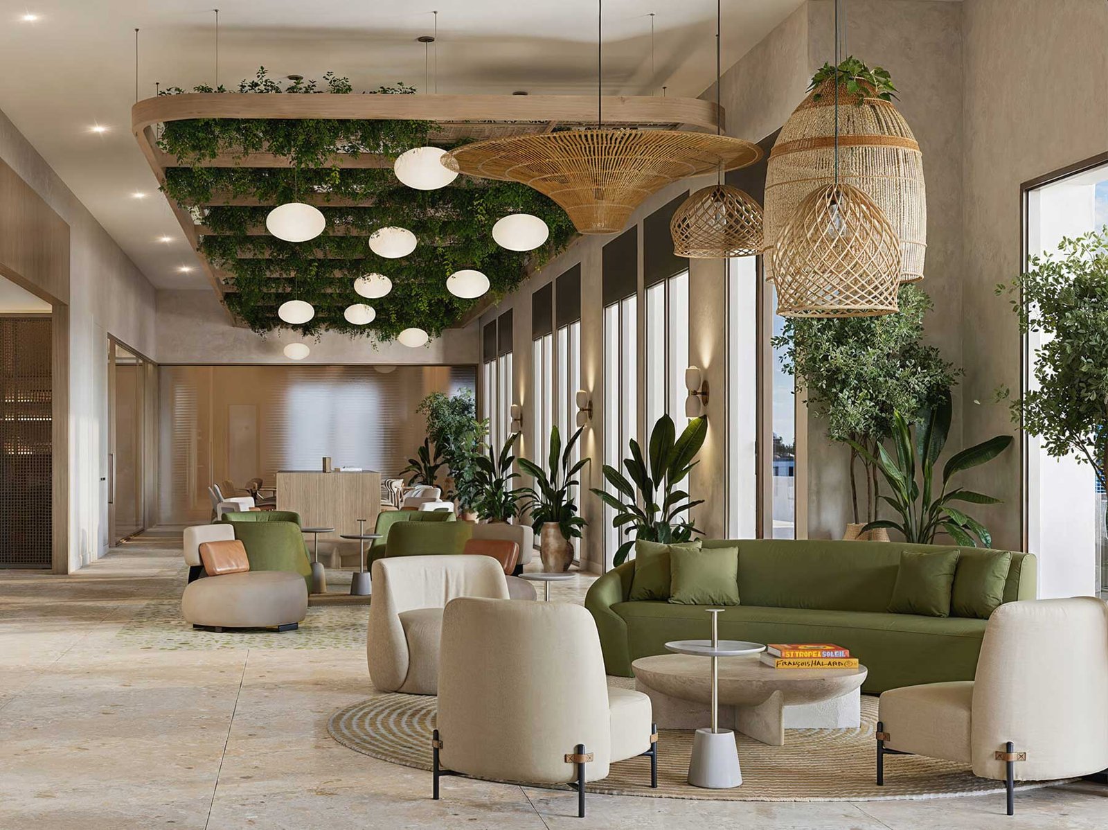 Parkside Residences Brickell interior rendering by 2ID Interiors