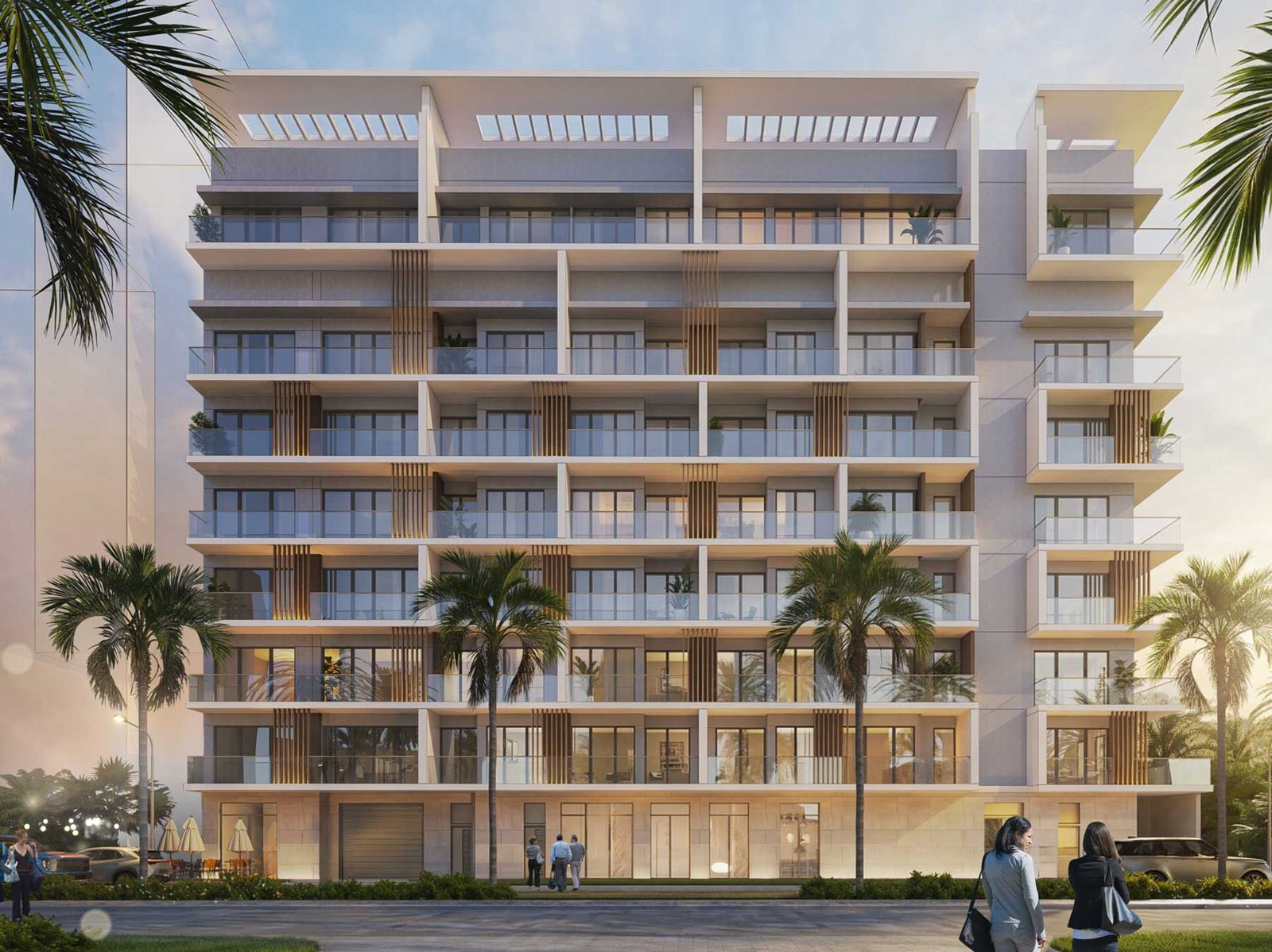 Parkside Residences Brickell from the street — developer rendering