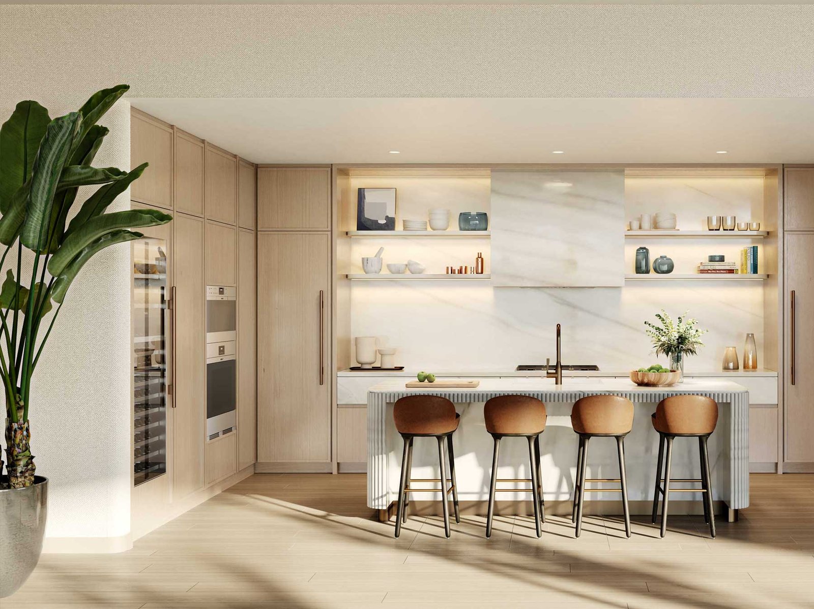 - The Perigon Miami Beach The Perigon Miami Beach lobby and arrival — developer rendering