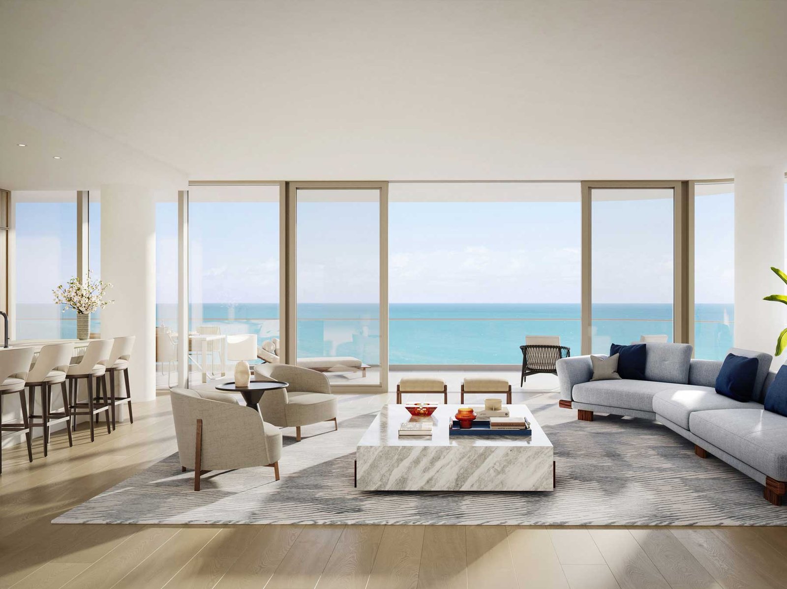 - The Perigon Miami Beach The Perigon Miami Beach pool deck over the Atlantic — developer rendering