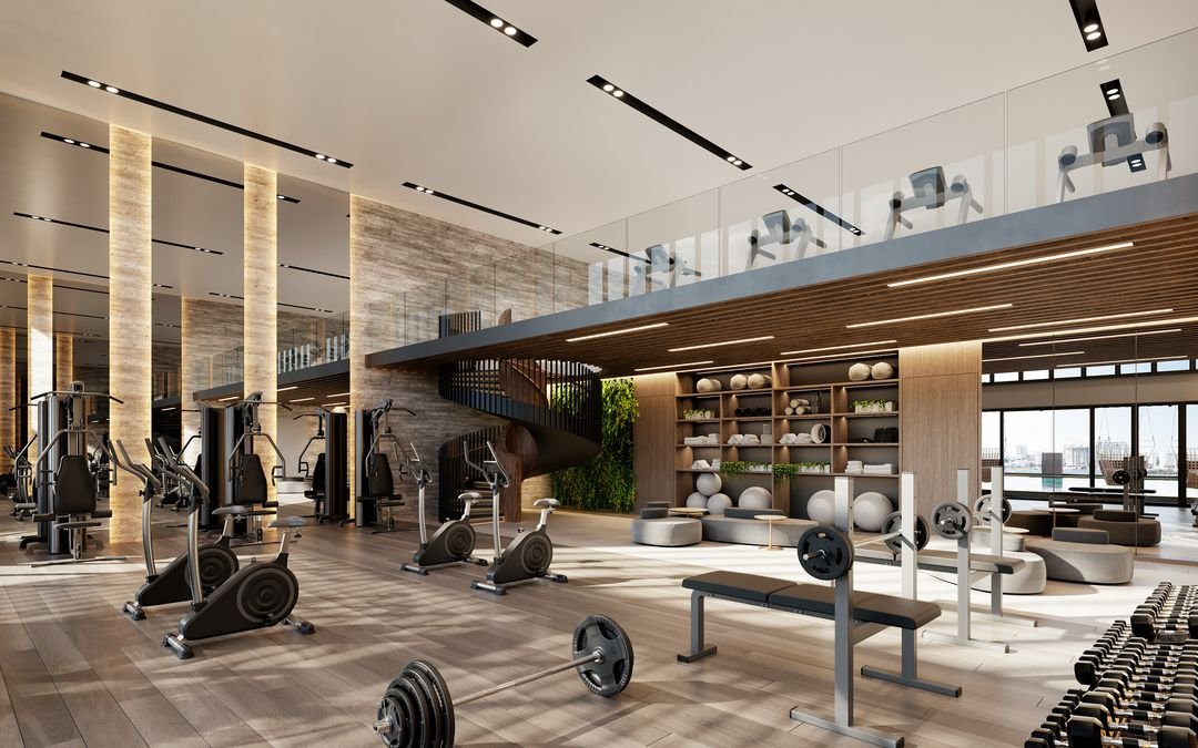 The gym at Shoma Bay