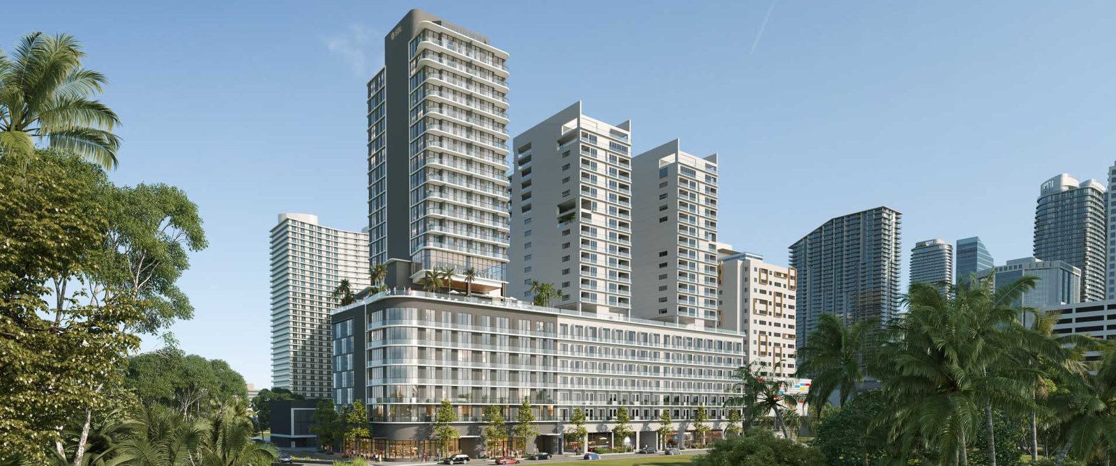 The Smart Brickell complex on SW 1st Avenue