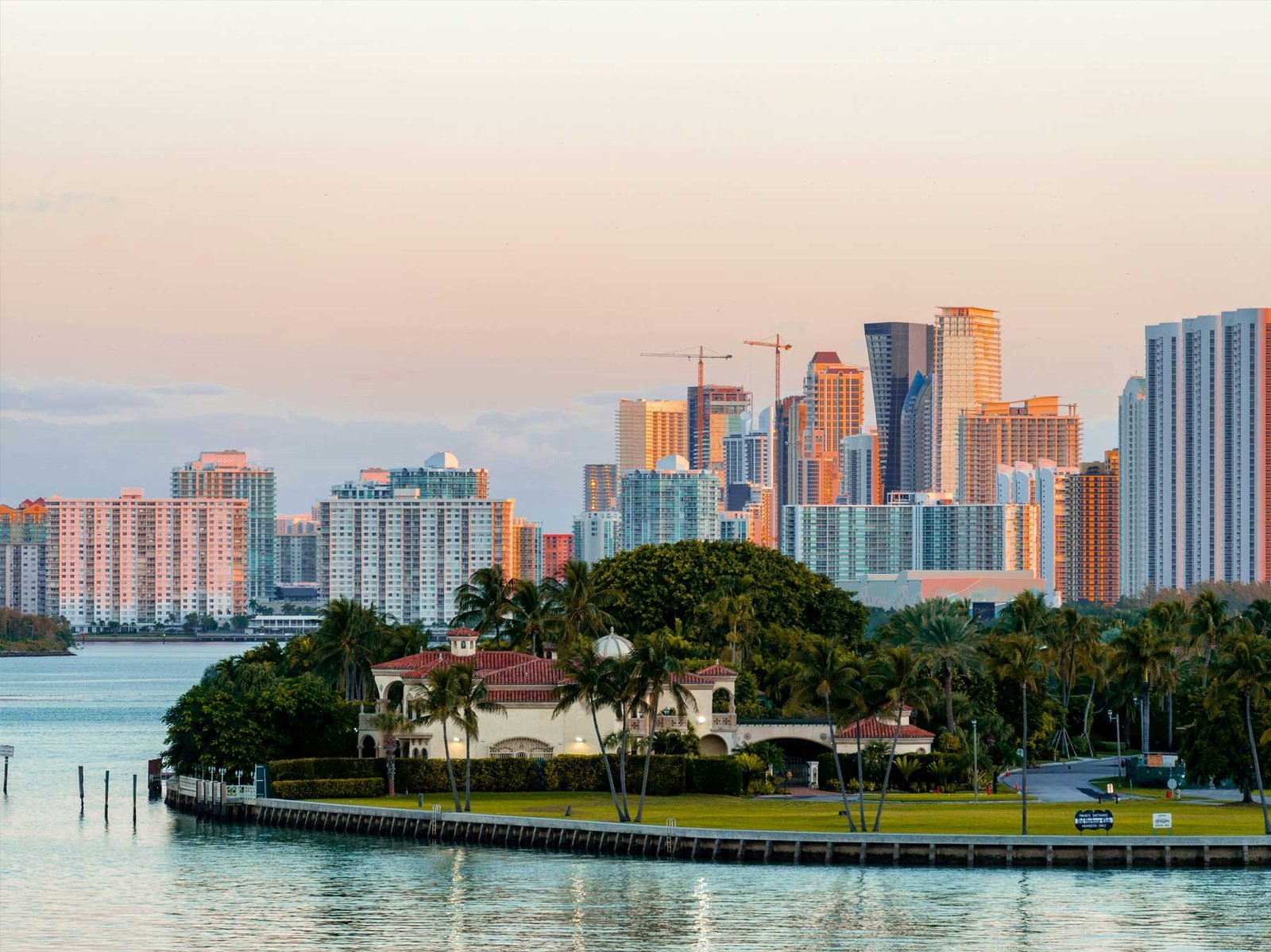 - Sunny Isles Beach Sunny Isles Beach oceanfront tower strip from the air