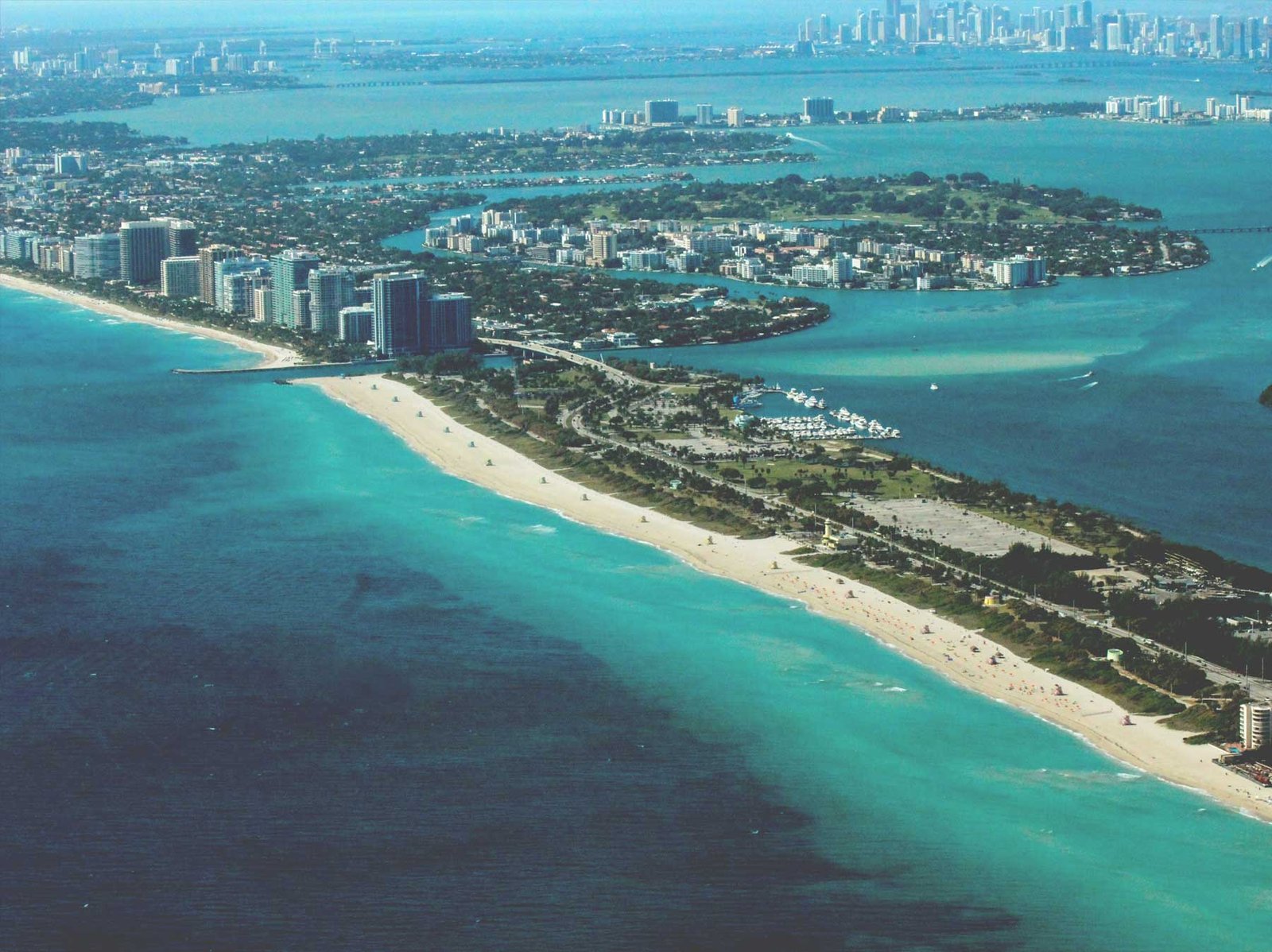 - Sunny Isles Beach Aerial of the Sunny Isles Beach shoreline, Intracoastal and mainland beyond