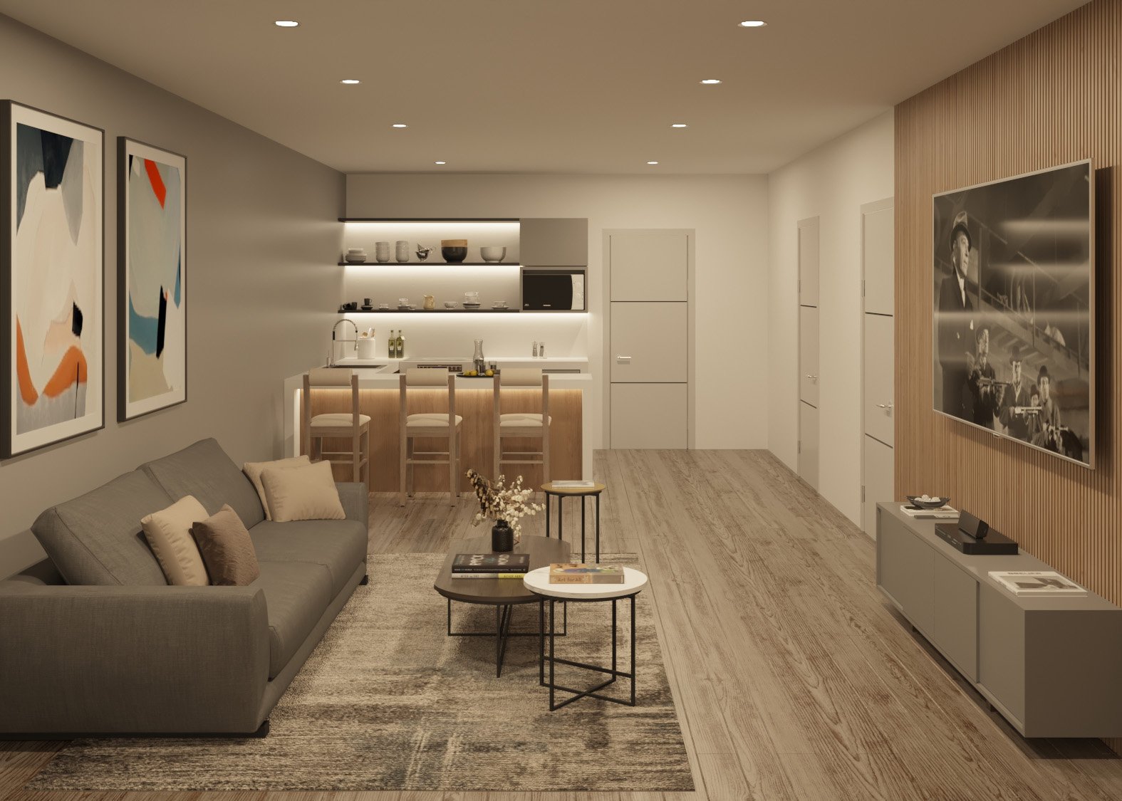 - Visions at Brickell Station A residence interior at Visions at Brickell Station — developer rendering