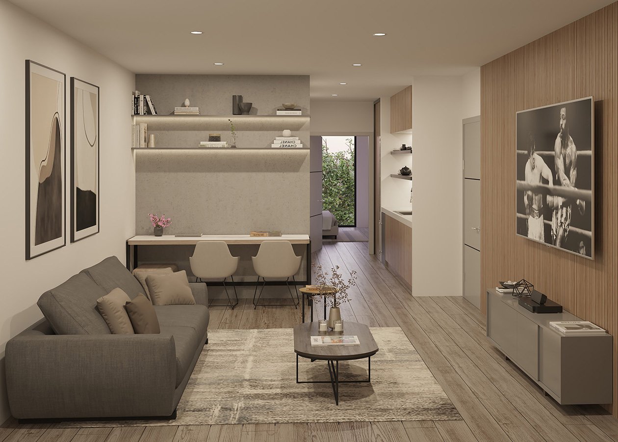 - Visions at Brickell Station A residence interior at Visions at Brickell Station — developer rendering