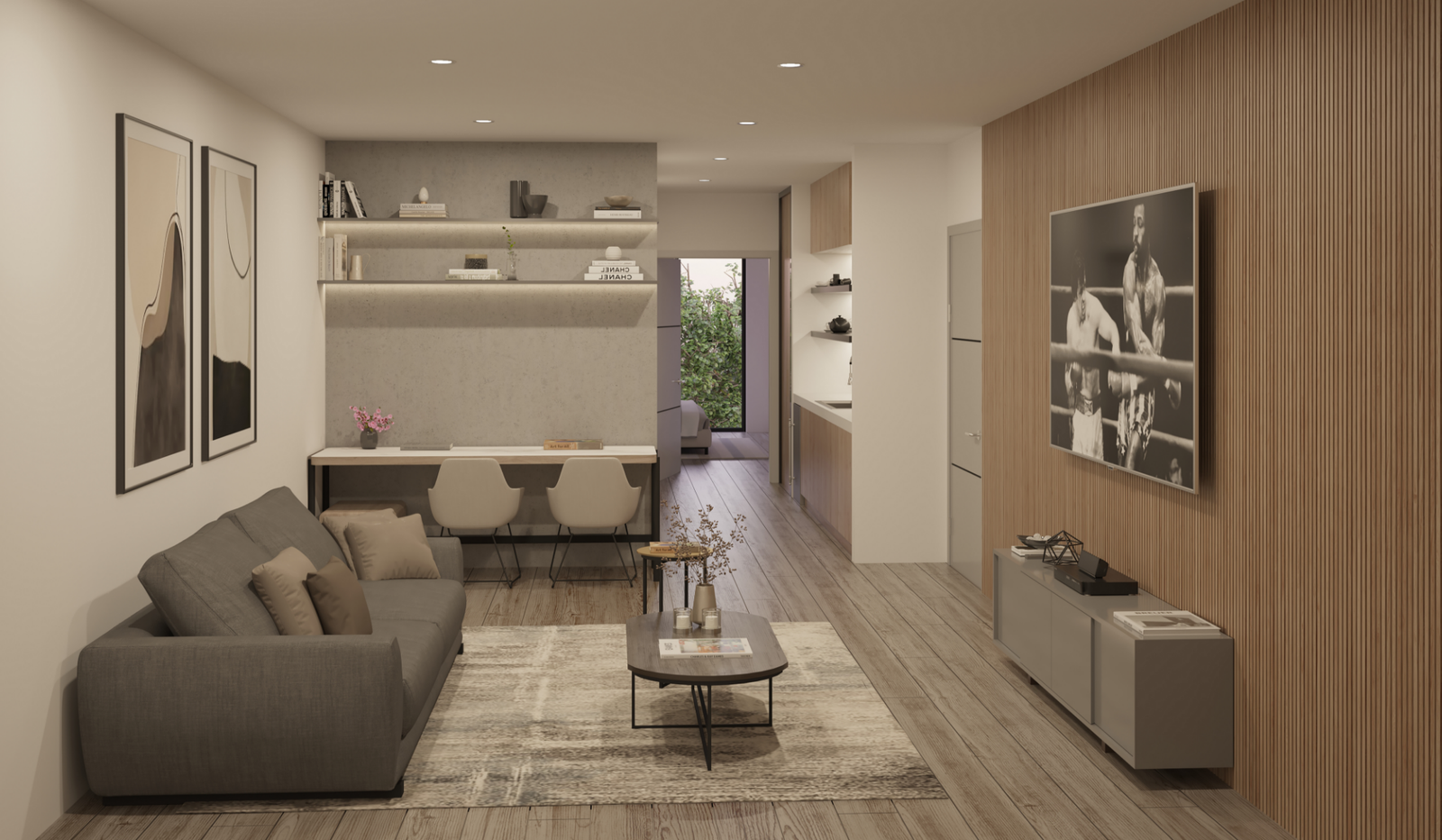 - Visions at Brickell Station A residence interior at Visions at Brickell Station — developer rendering