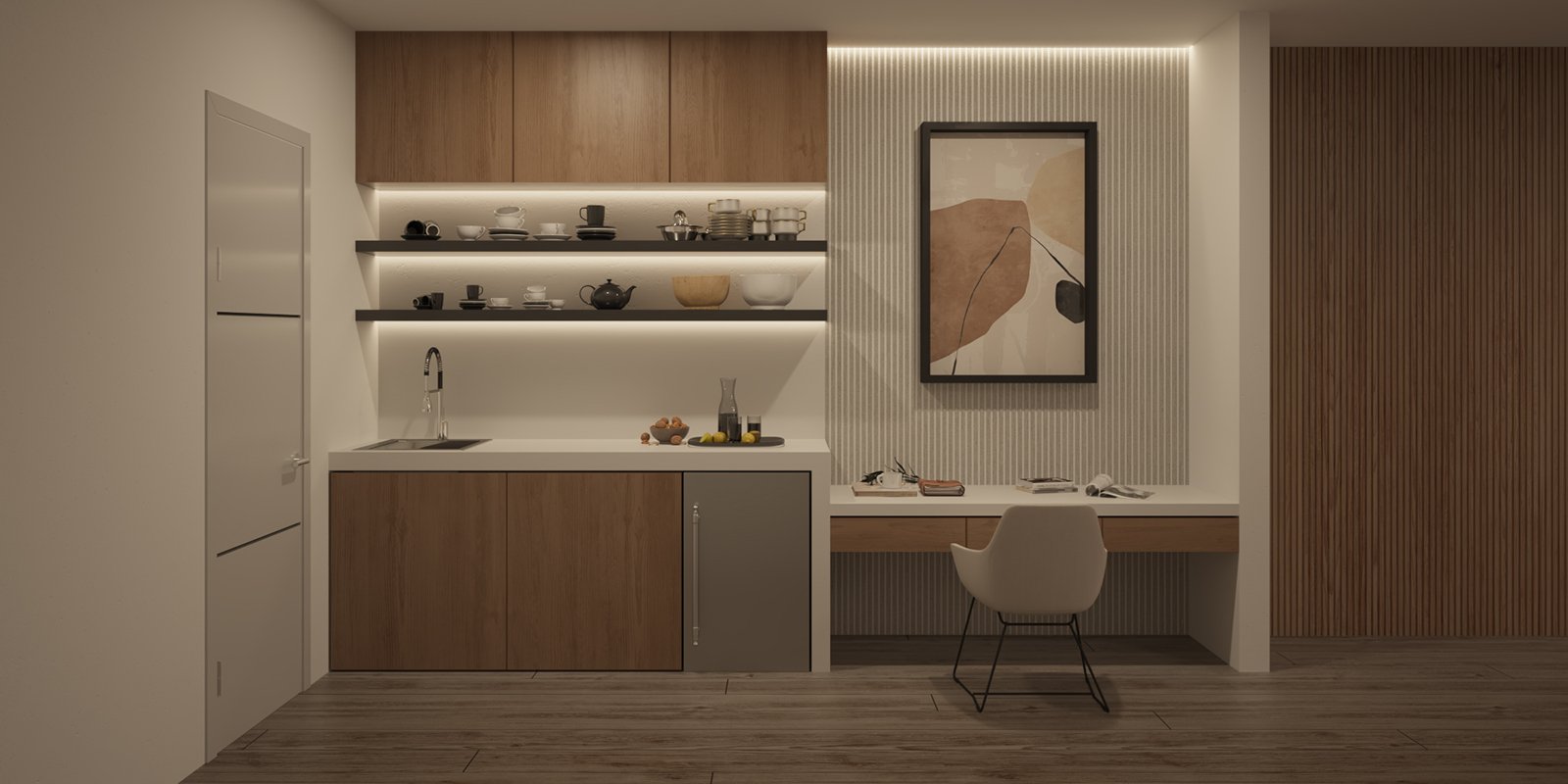 - Visions at Brickell Station A residence interior at Visions at Brickell Station — developer rendering
