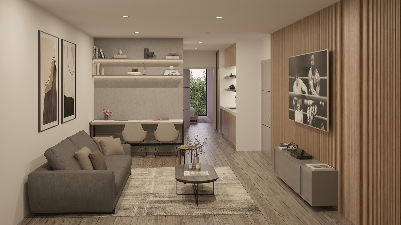 - Visions at Brickell Station A residence interior at Visions at Brickell Station — developer rendering