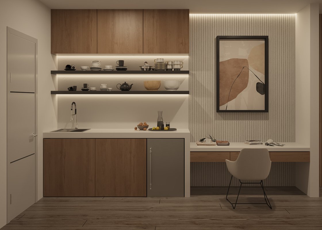 - Visions at Brickell Station A residence interior at Visions at Brickell Station — developer rendering