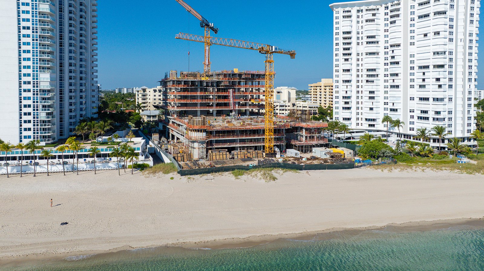 Waldorf Astoria Residences Pompano Beach under construction