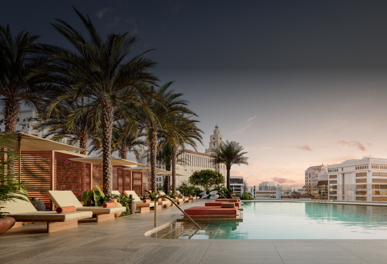 - Where Miami condo resales lose money — and where they almost never do Rendering of the rooftop pool at Alhambra Parc at sunset, with the Biltmore tower beyond