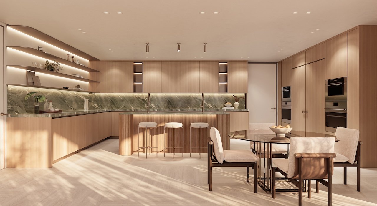 The kosher kitchen at Avenia Aventura, developer rendering