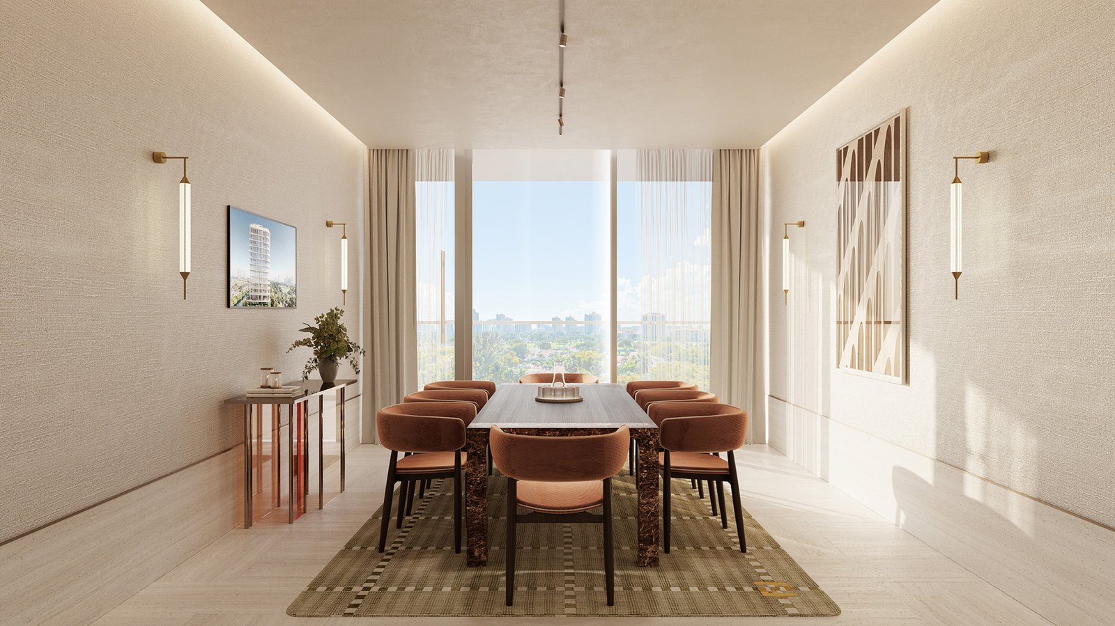 The executive meeting room at Avenia Aventura, developer rendering