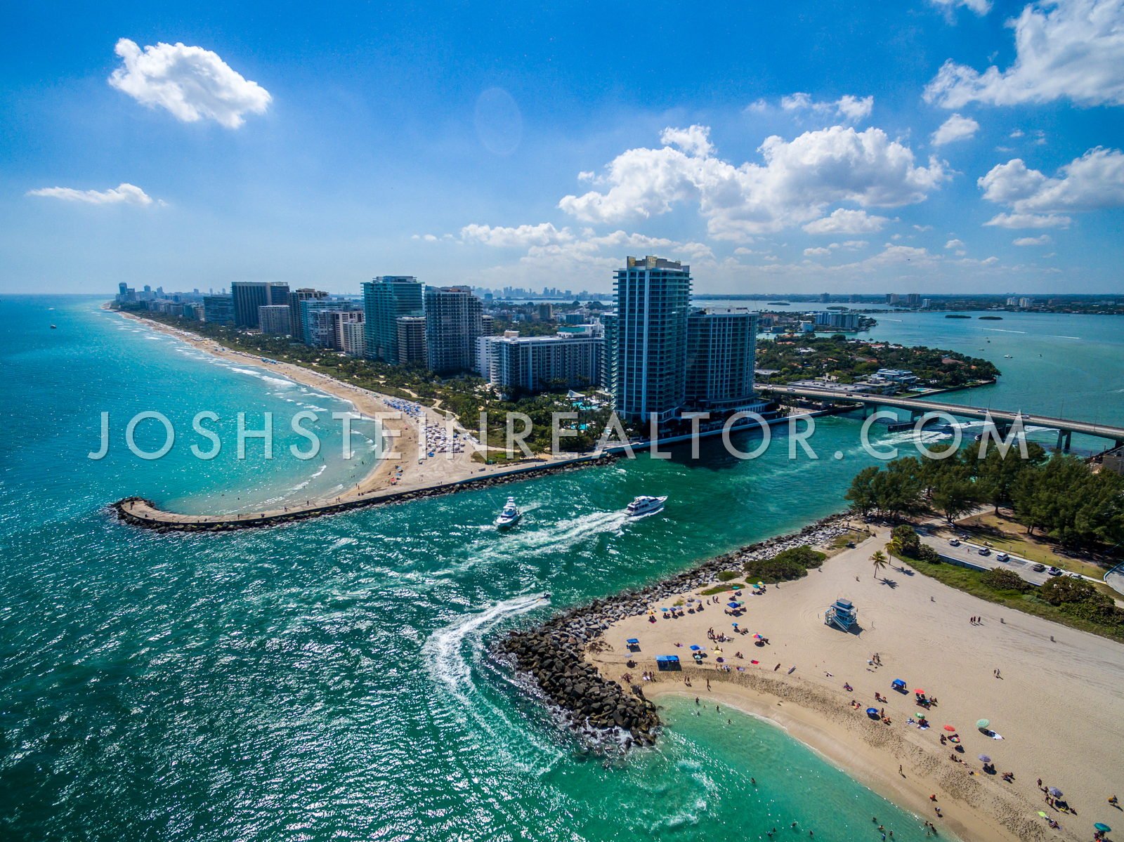 Aerial view of One Bal Harbour in Bal Harbour