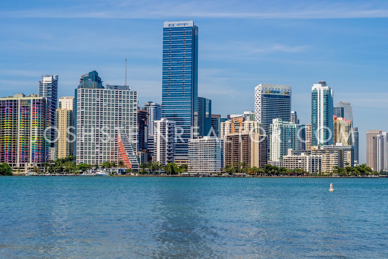 Aerial view of Brickell, Miami