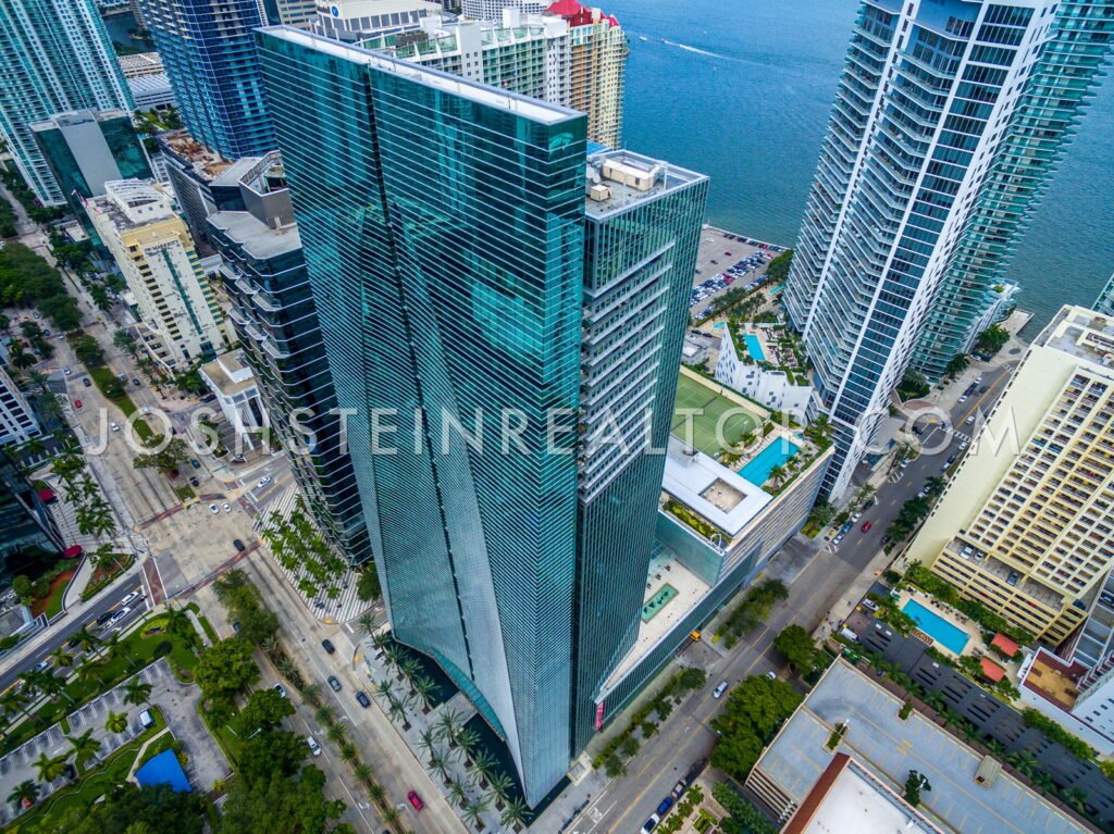 - Brickell Arch Aerial view of Brickell Arch in Brickell
