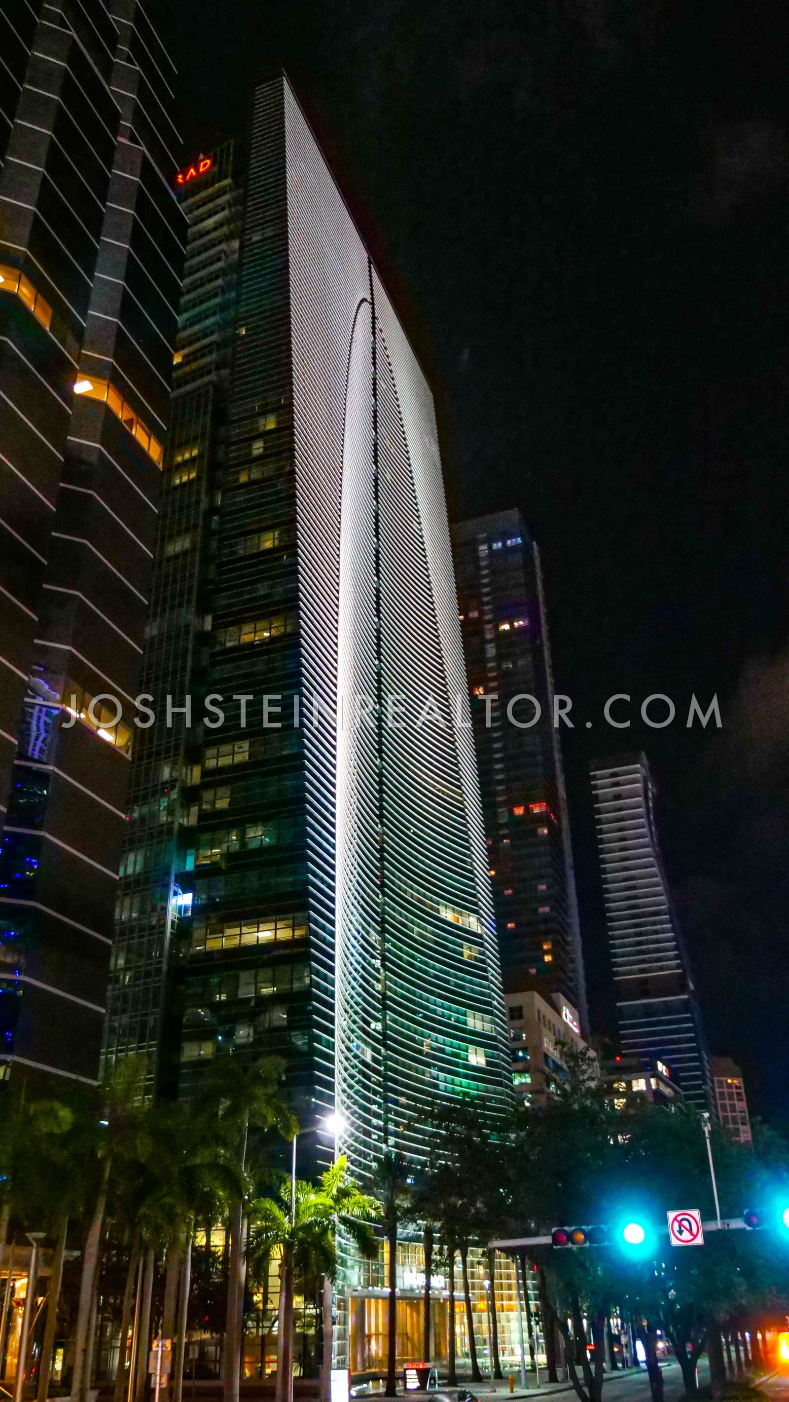 Aerial view of Brickell Arch in Brickell