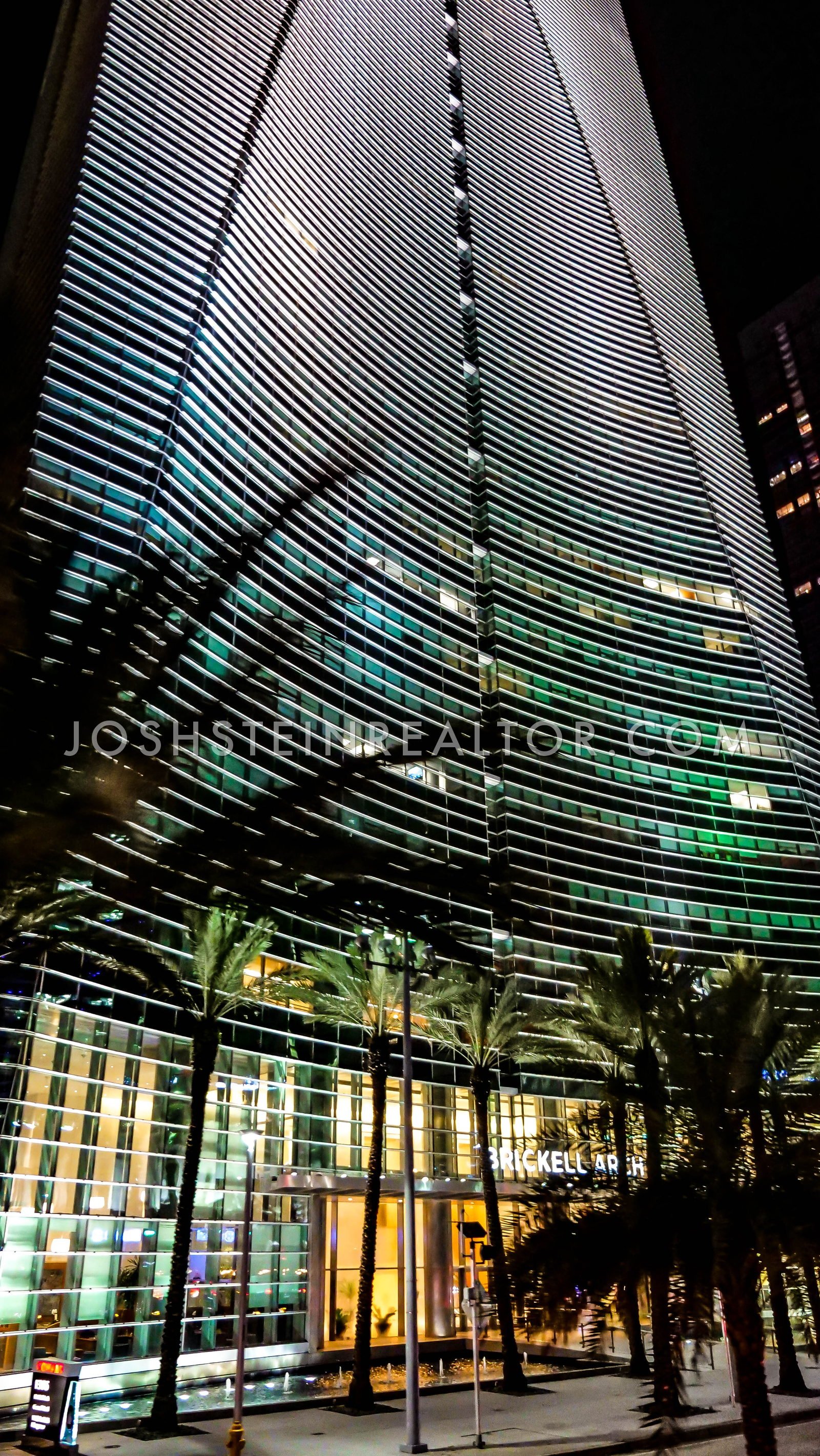 Aerial view of Brickell Arch in Brickell