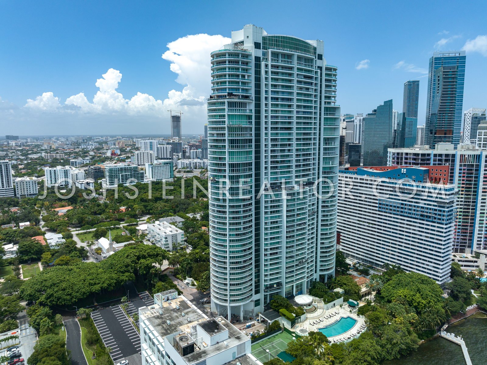 Aerial view of Santa Maria in Brickell