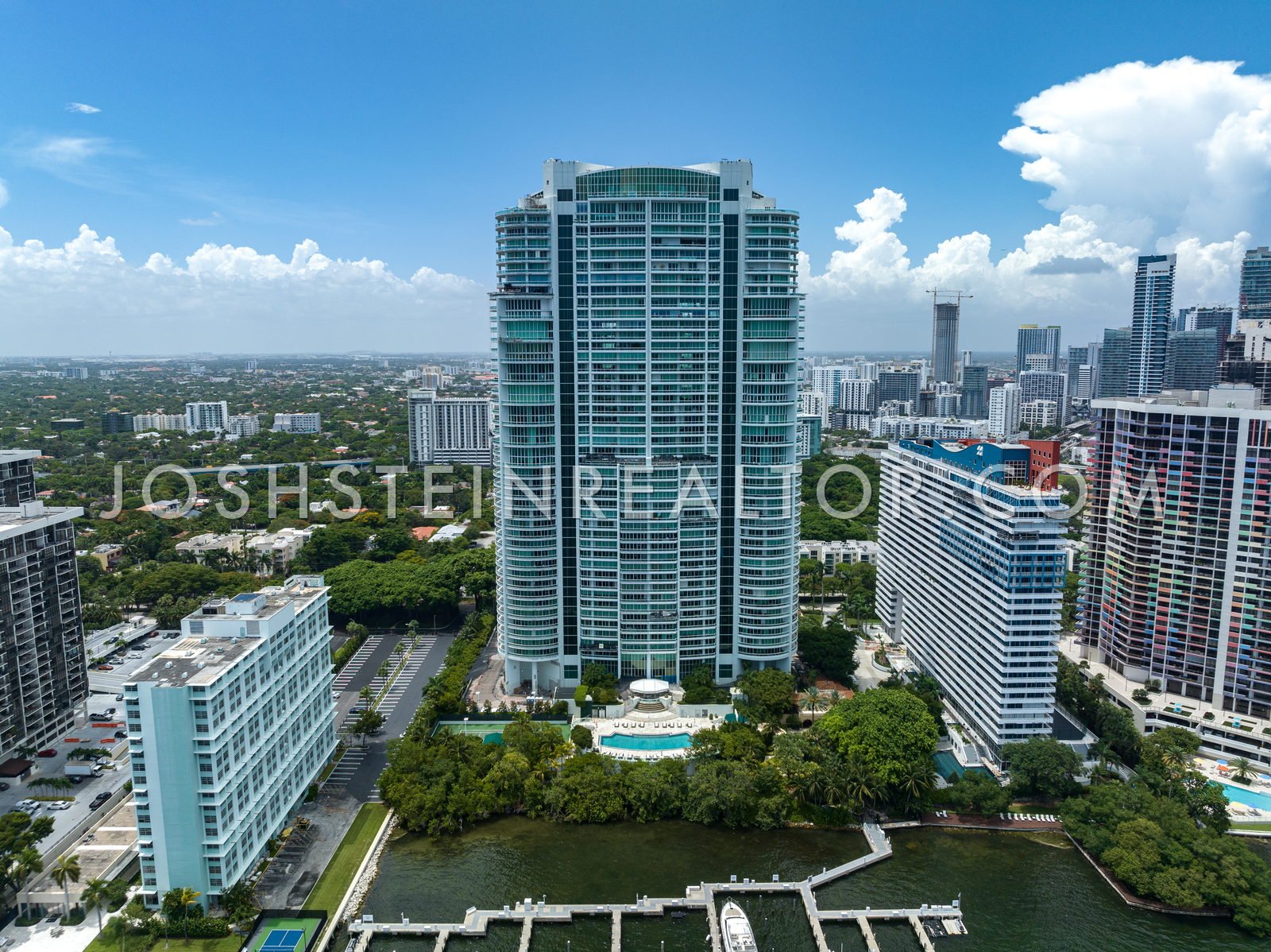 Aerial view of Santa Maria in Brickell