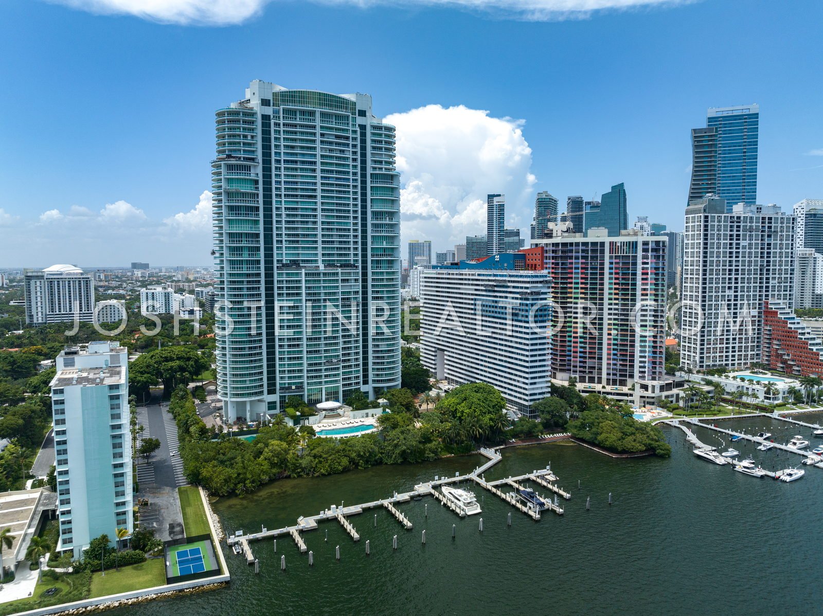 Aerial view of Santa Maria in Brickell