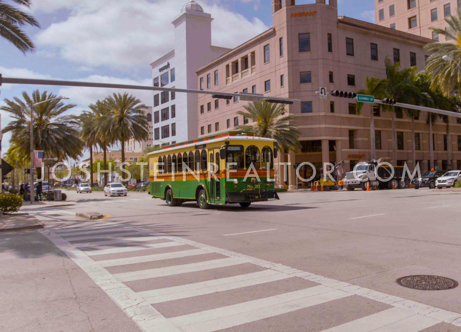 Aerial view of Coral Gables Condos and, Miami