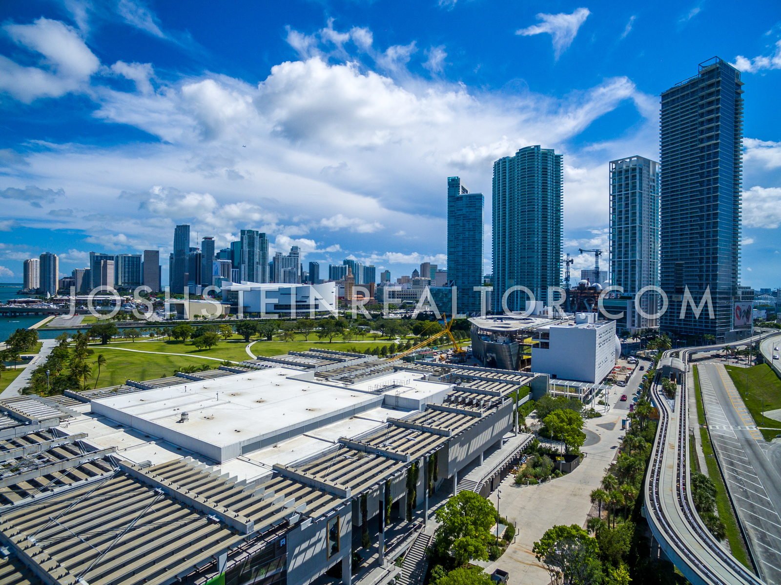 Aerial view of Marquis in Downtown Miami