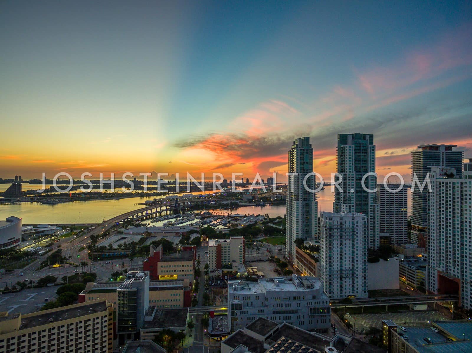 Aerial view of Marquis in Downtown Miami