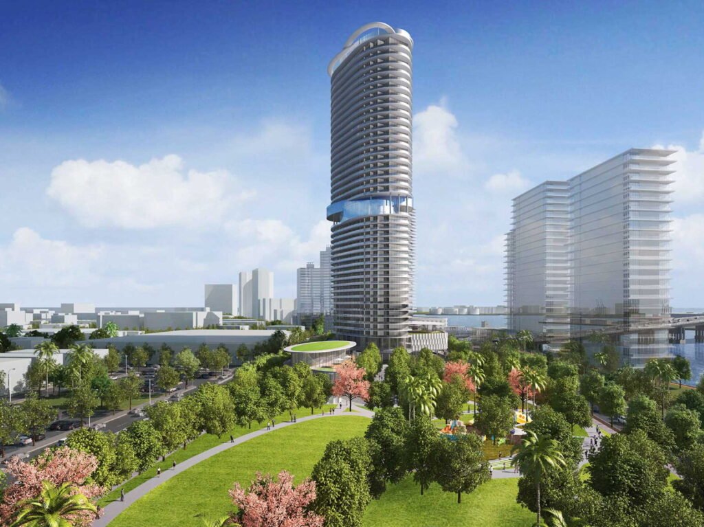 - Five Park South Beach Five Park, 500 Alton Road — the 48-storey tower above Canopy Park, Miami Beach — developer rendering