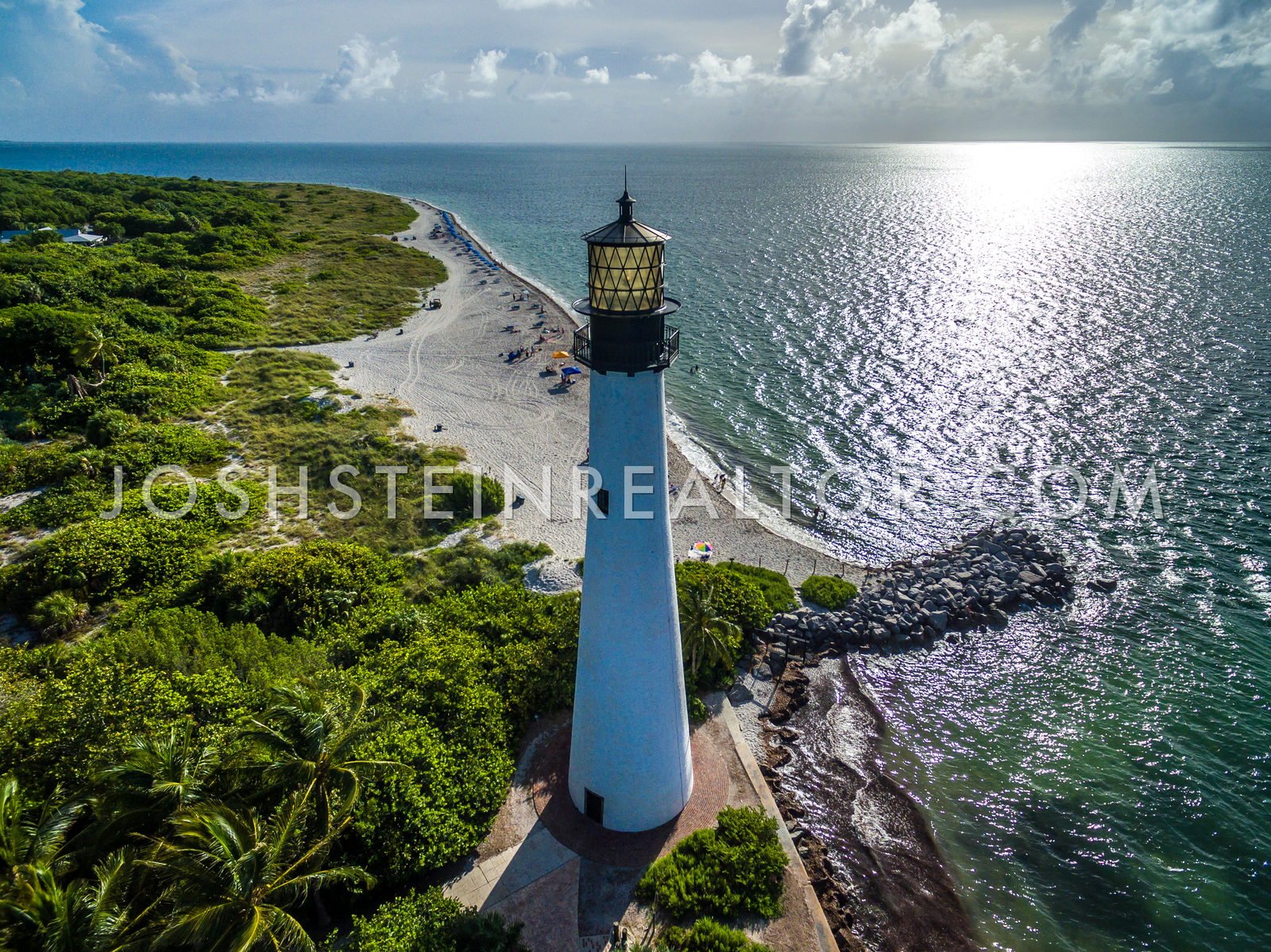 Aerial view of Key Biscayne Condos and, Miami