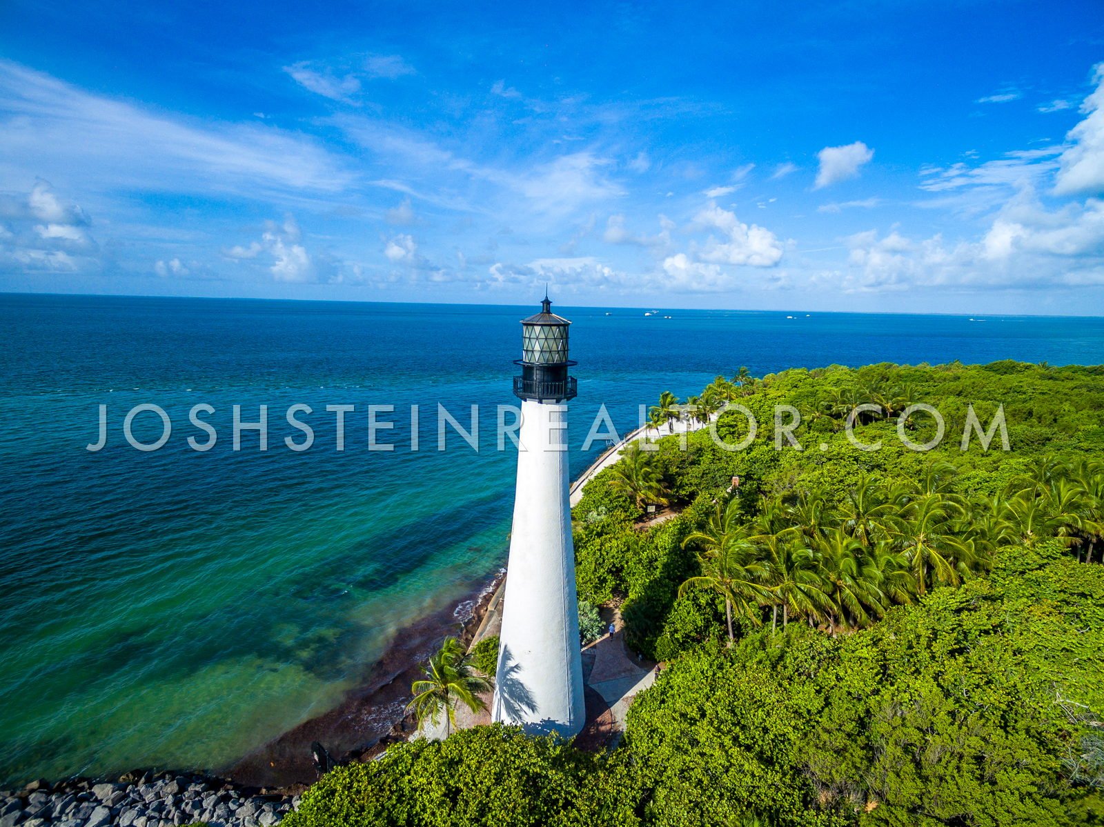 Aerial view of Key Biscayne Condos and, Miami