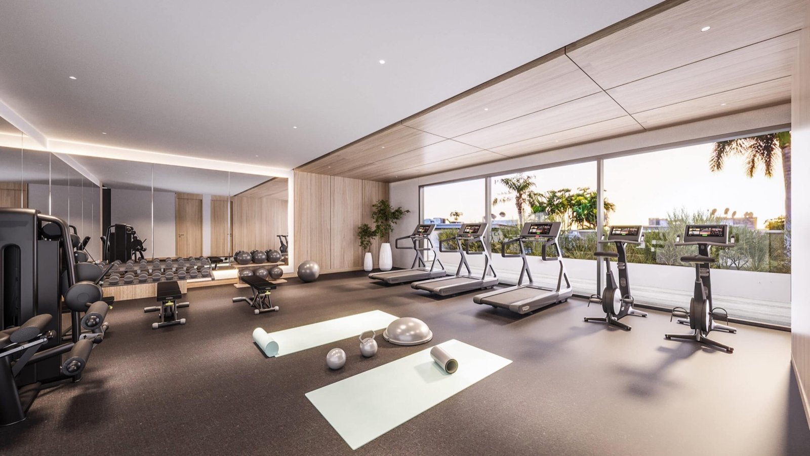 La Baia North, Bay Harbor Islands — centro de fitness, render del desarrollador