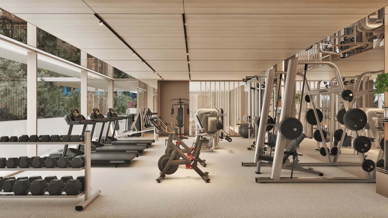 - La Maré Signature Collection La Maré Signature Collection, Bay Harbor Islands — centro de fitness como amenidad, render del desarrollador
