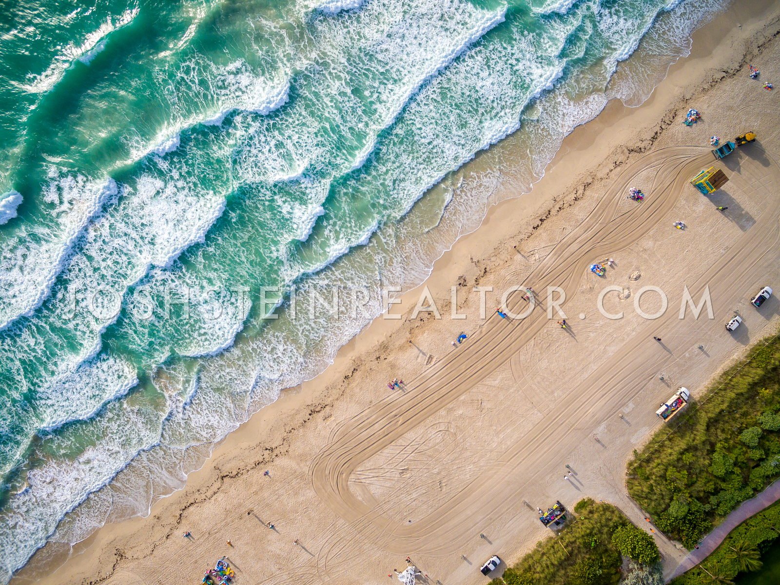 Aerial view of Miami Beach