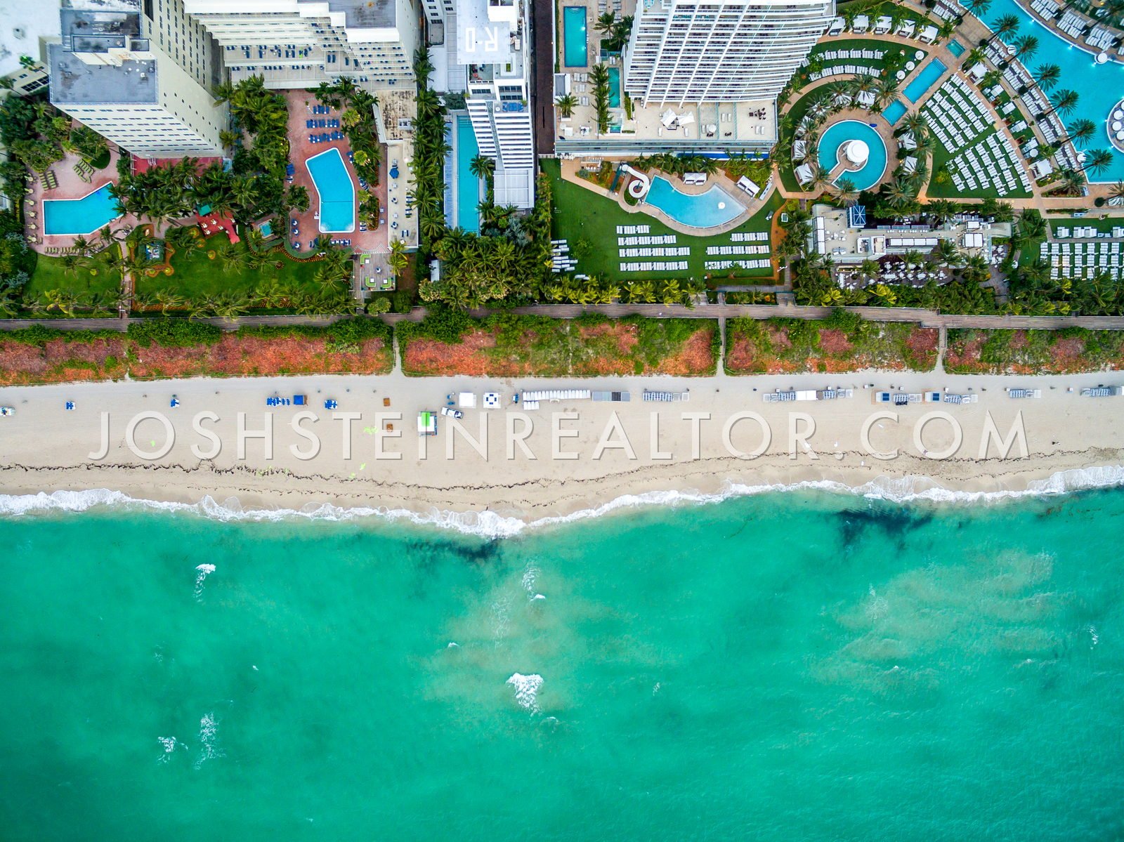 Aerial view of Miami Beach