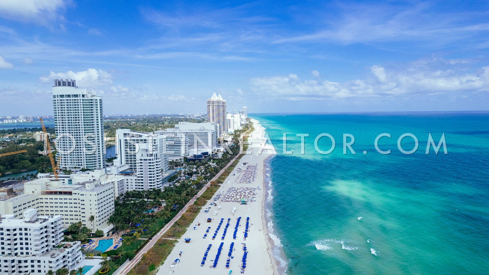 Aerial view of Blue &amp;amp;amp;amp;amp;amp;amp; Green Diamond in Miami Beach