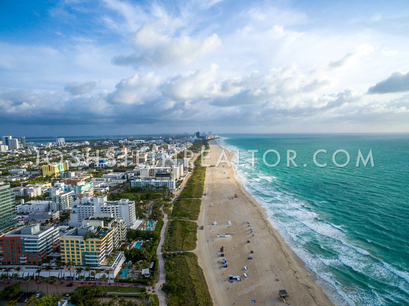 Aerial view of South Beach, Miami Beach
