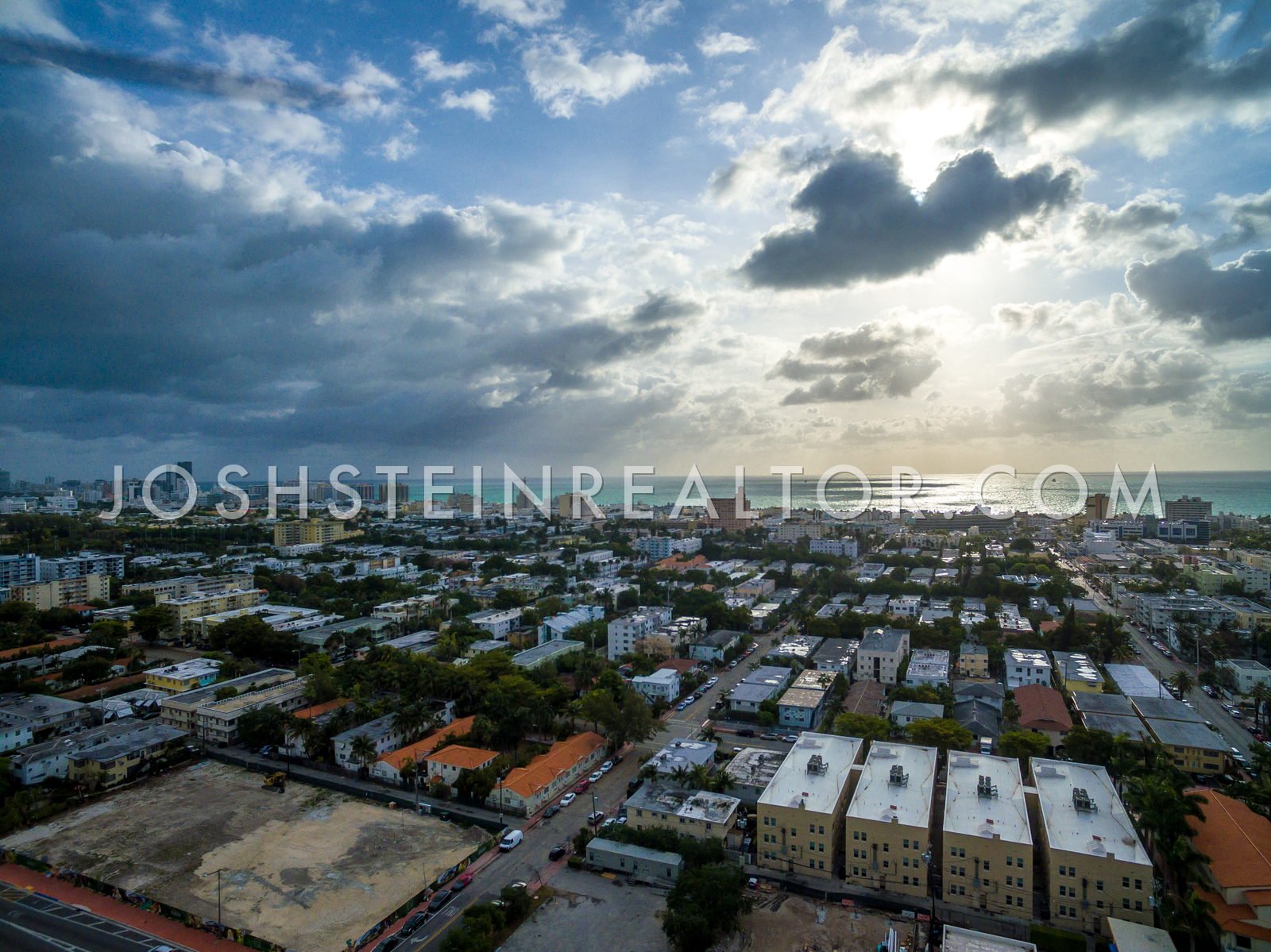 Aerial view of South Beach, Miami Beach