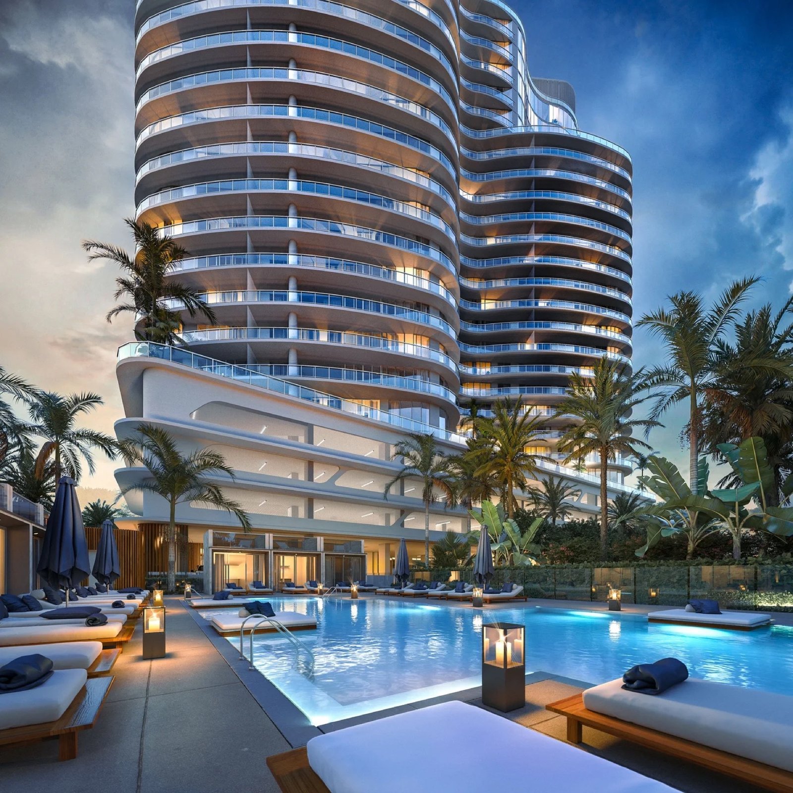 - Tal Aventura Tal Aventura, Aventura - rooftop pool deck rendering, developer rendering